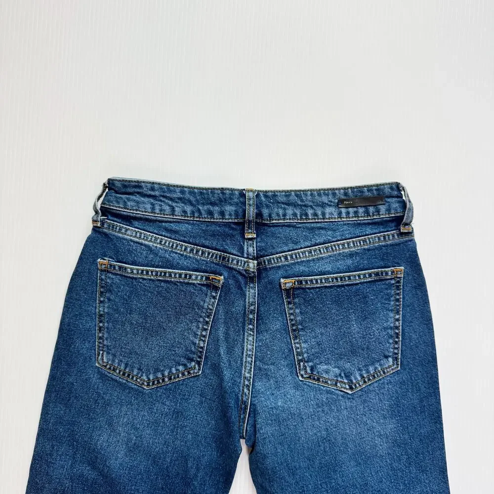 Anthropologie Pilcro Flare Jeans Women’s 26 Floral Embroidered Naturecore Boho - Picture 16 of 16